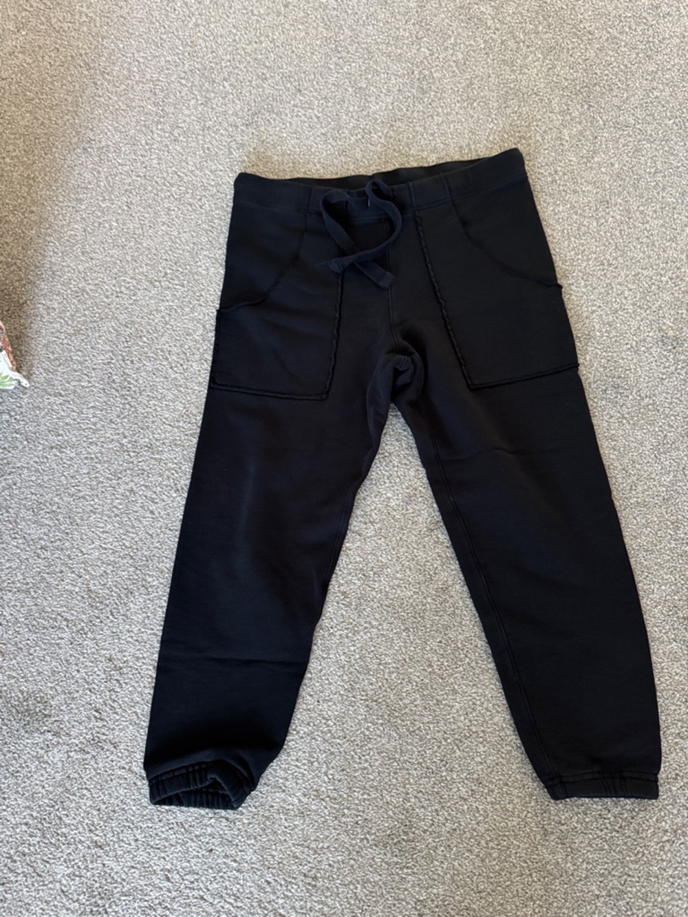 Frank & Eileen Black Drawstring Eamon Jogger Pants in Navy